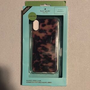 Kate Spade New York  Hands Free Tortoishell iPhone X Case New in Box